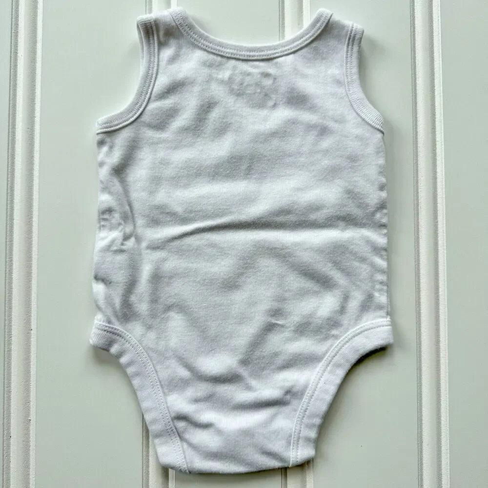 4/$10 - Set of 2 Garanimals Tank Top Onesie Bodysuits | Ocean Sea Life Beach Nau